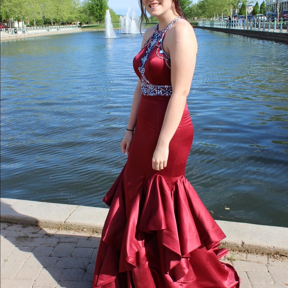 Clarisse Full Length Prom Dress - Picture 3 of 4